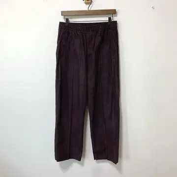URU TOKYO 페이크 레더 이지 팬츠 2 22FFL02