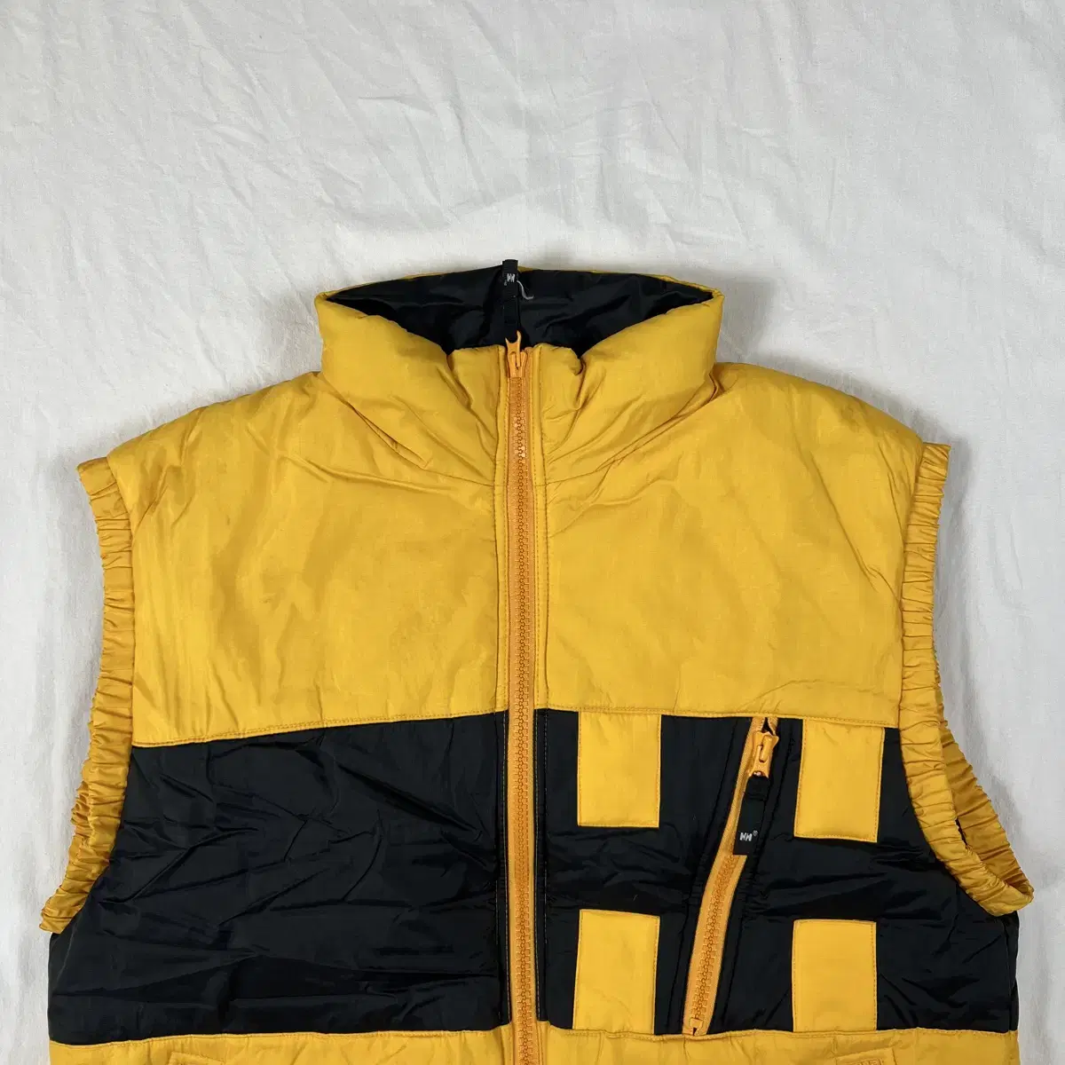 90s 헬리한센 helly hansen hh 로고 다운 패딩조끼