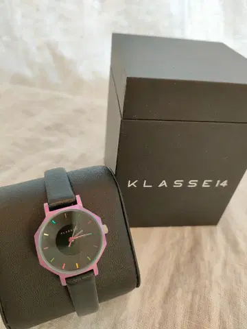 KLASSE14 클래스 포틴레인보우 가죽 벨트 손목시계