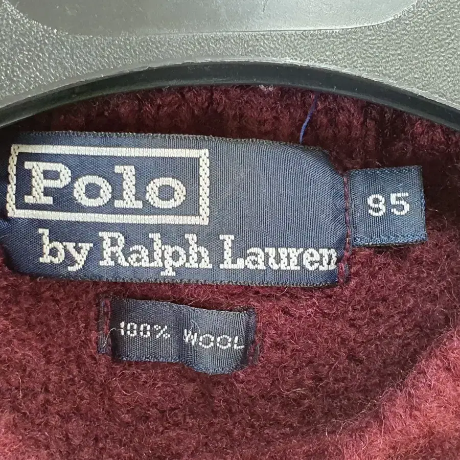 POLO RALPH LAUREN 폴로랄프로렌 단가라 헤비니트(스웨터)티