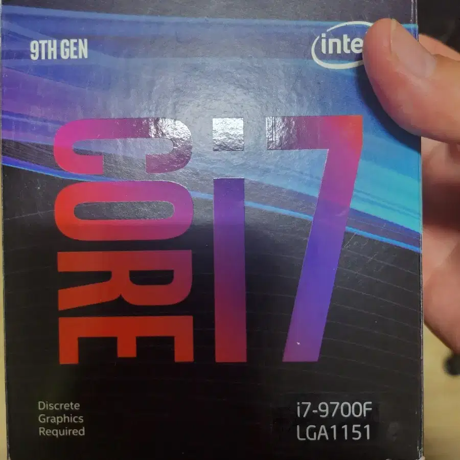 i7 9700f 미개봉 팝니다