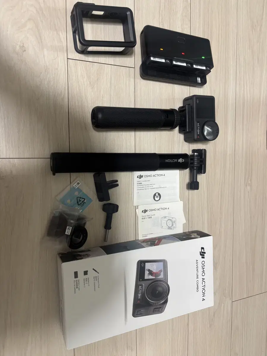 DJI Osmo action4 액션4 풀박 판매(두번사용)