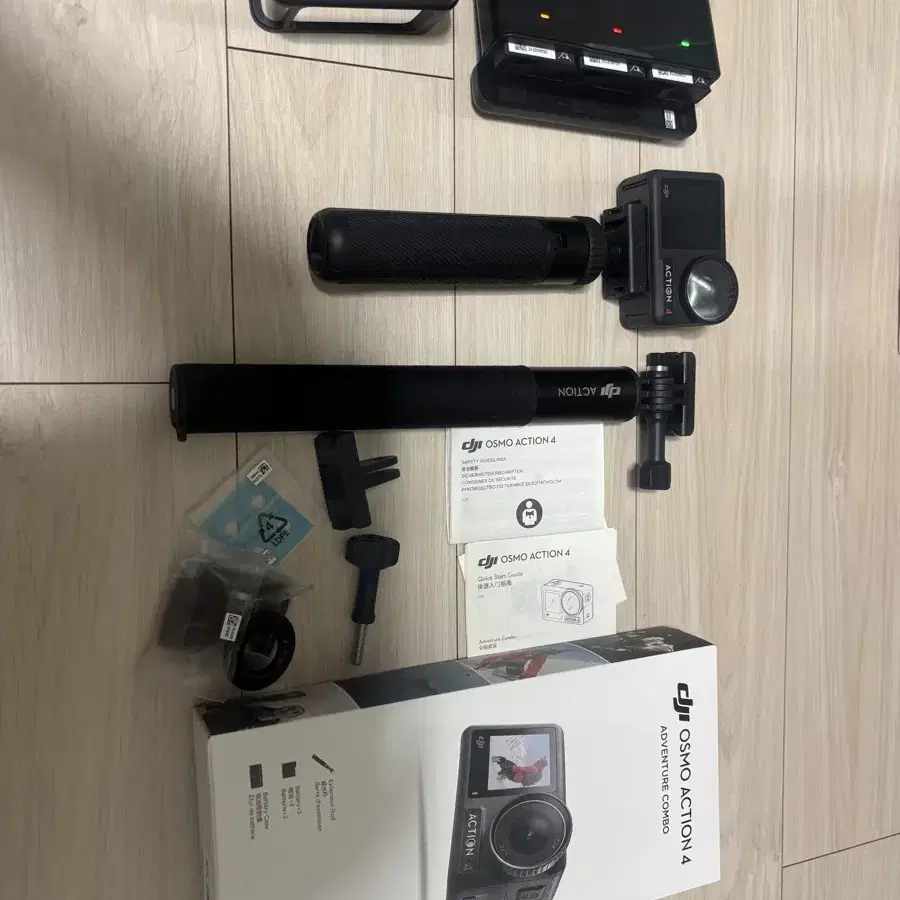 DJI Osmo action4 액션4 풀박 판매(두번사용)