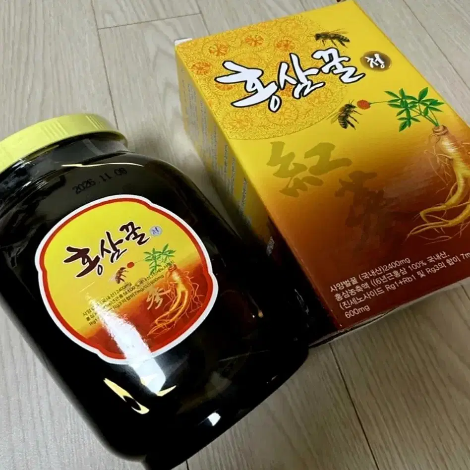 홍삼꿀청 2.4kg 벌꿀+홍삼청(국내산)