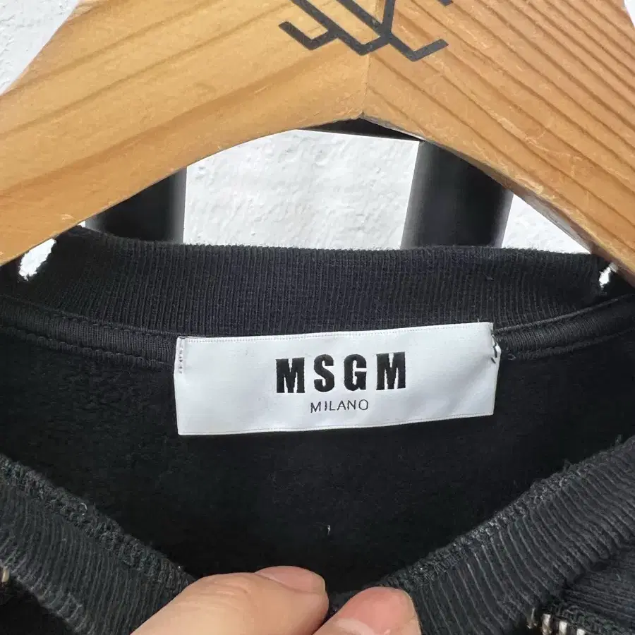 정품) MSGM 여성 오버핏 맨투맨 M