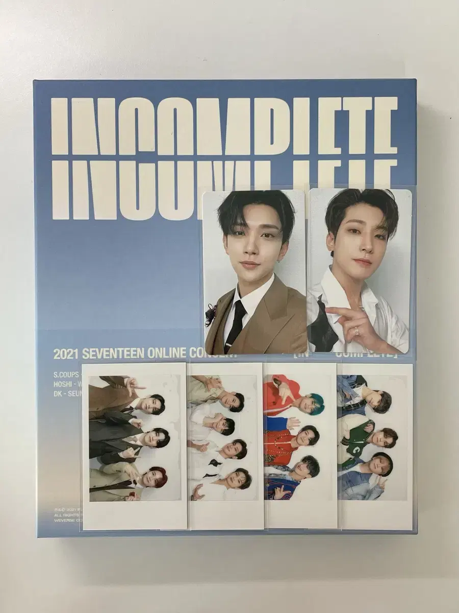 세븐틴 인컴플릿 dvd