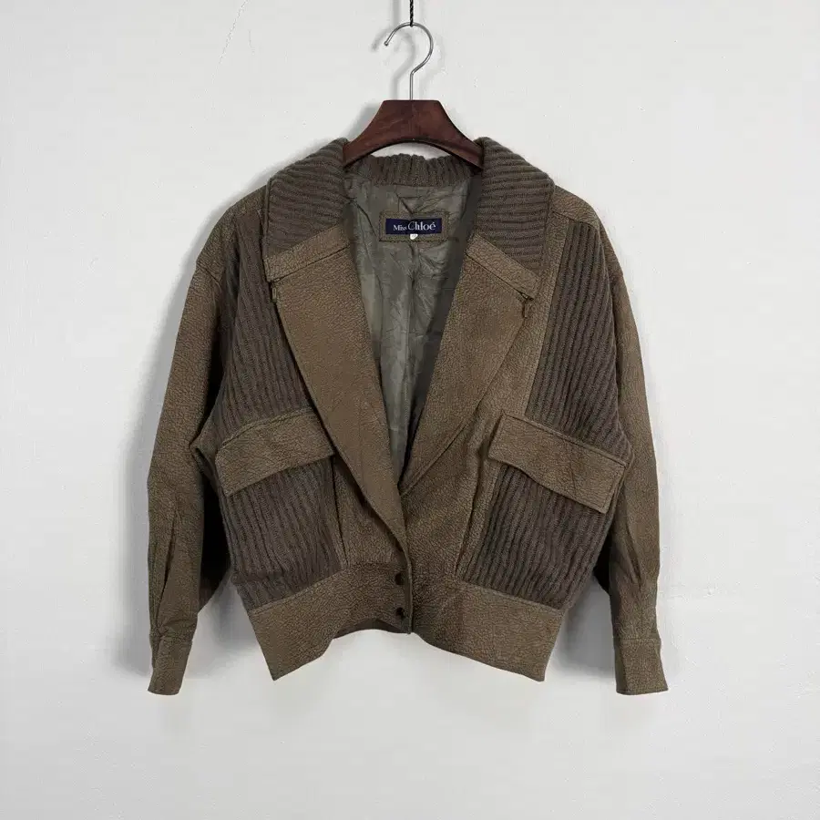 Miss Chloe Sheep Leather Paneled Jacket