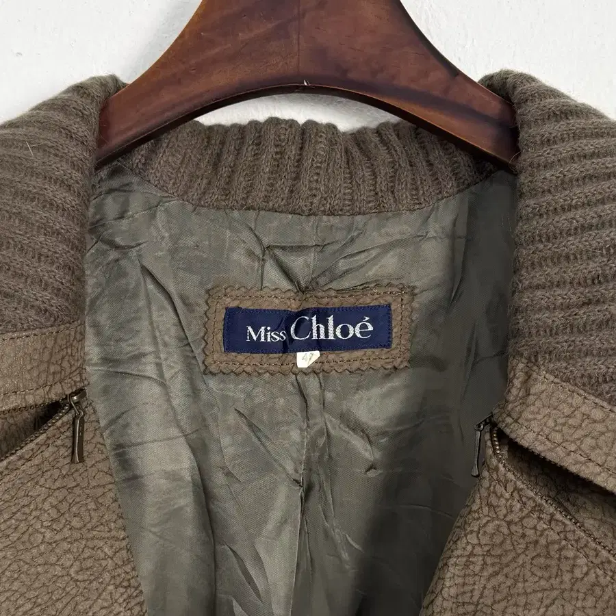 Miss Chloe Sheep Leather Paneled Jacket