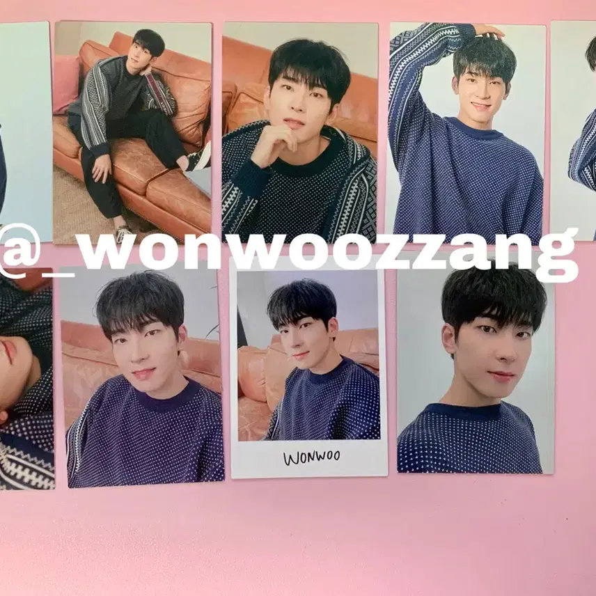 세븐틴 원우 민규 일본 홈트레카 포카 풀셋 드볼 양도