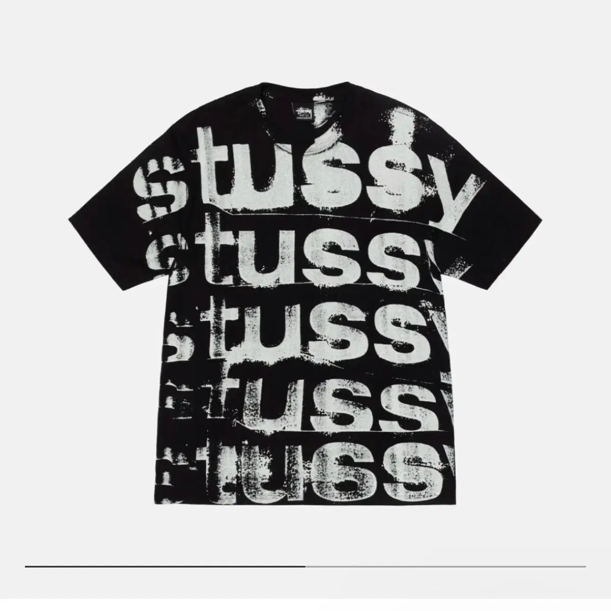 [새상품] Stussy Stamp T-shirt Black  스투시 티셔