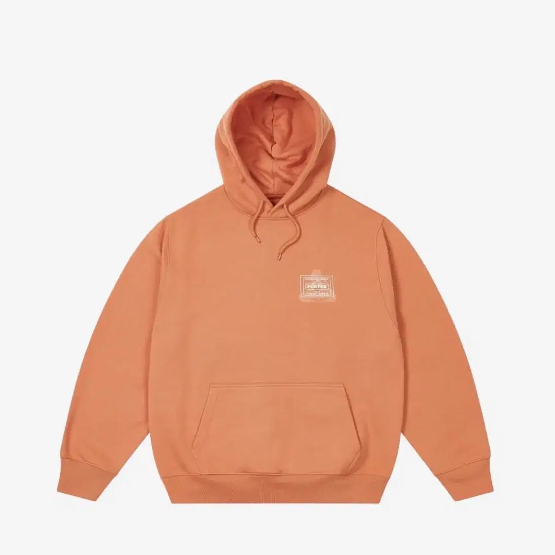 Palace x Porter Hoodie Orange - 24FW