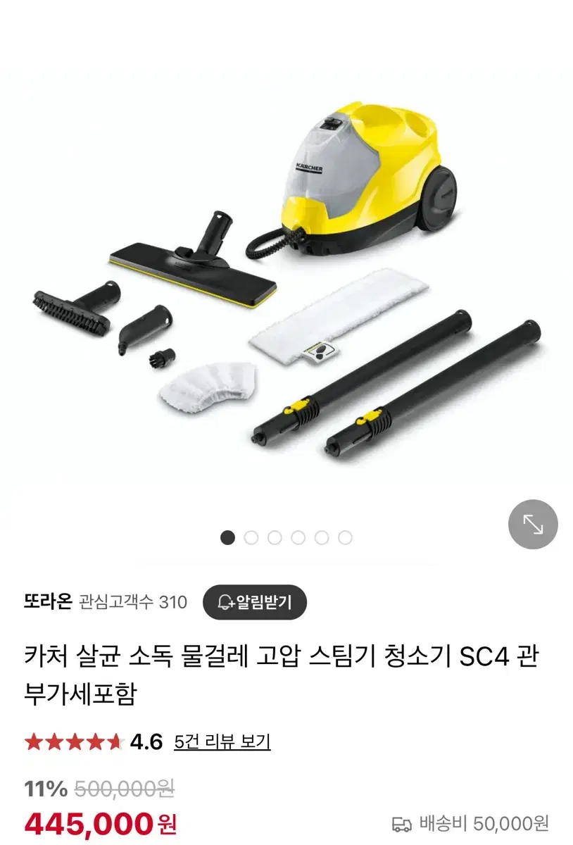 카처 스팀기 청소기