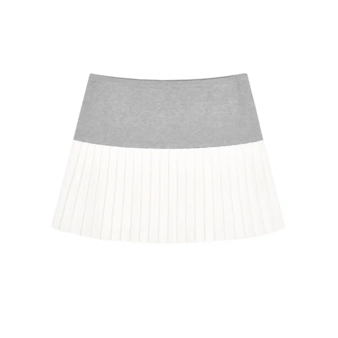 새상품) 클리시어 스커트 Churro knit pleated skirt