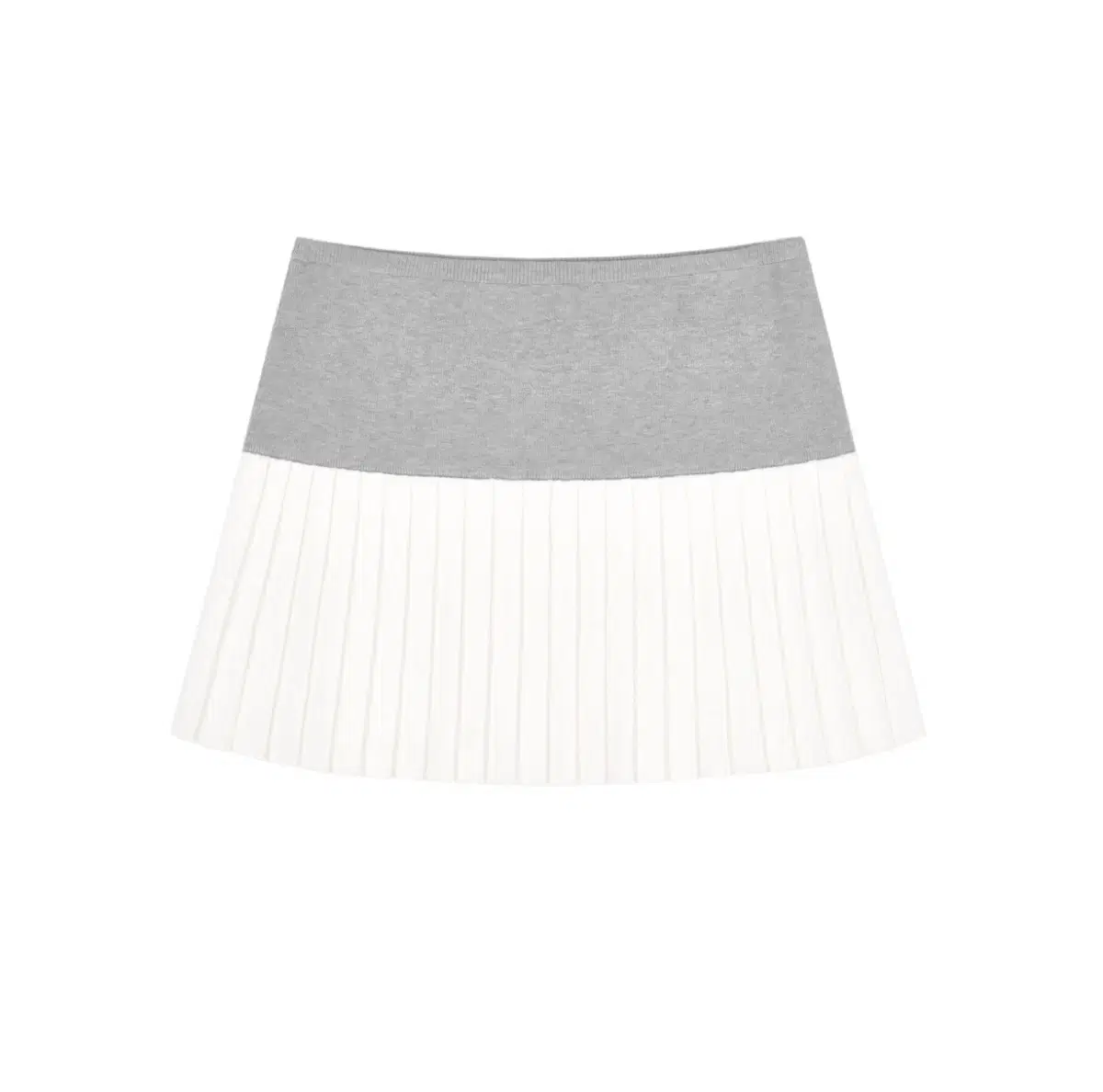 새상품) 클리시어 스커트 Churro knit pleated skirt