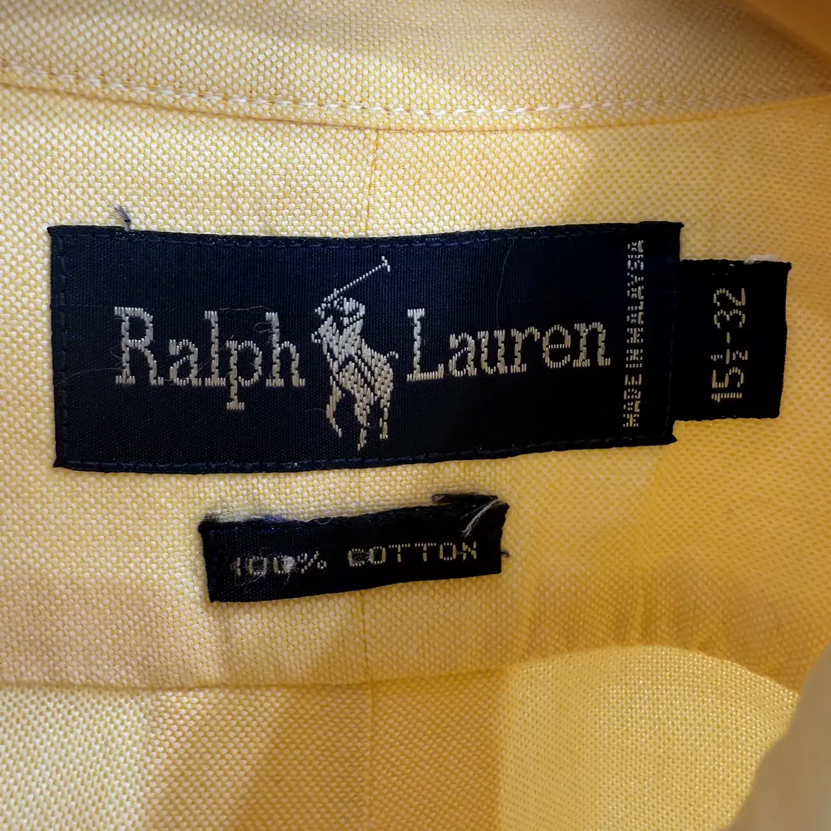 POLO RALPH LAUREN 엘로우 셔츠