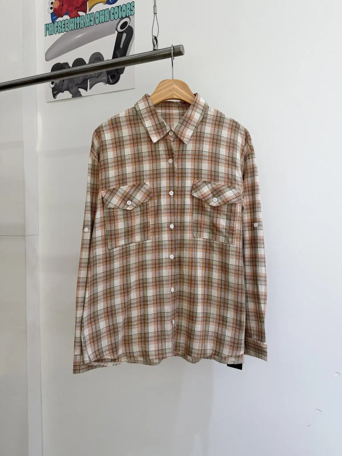 ADLUMIE Red Check Shirt