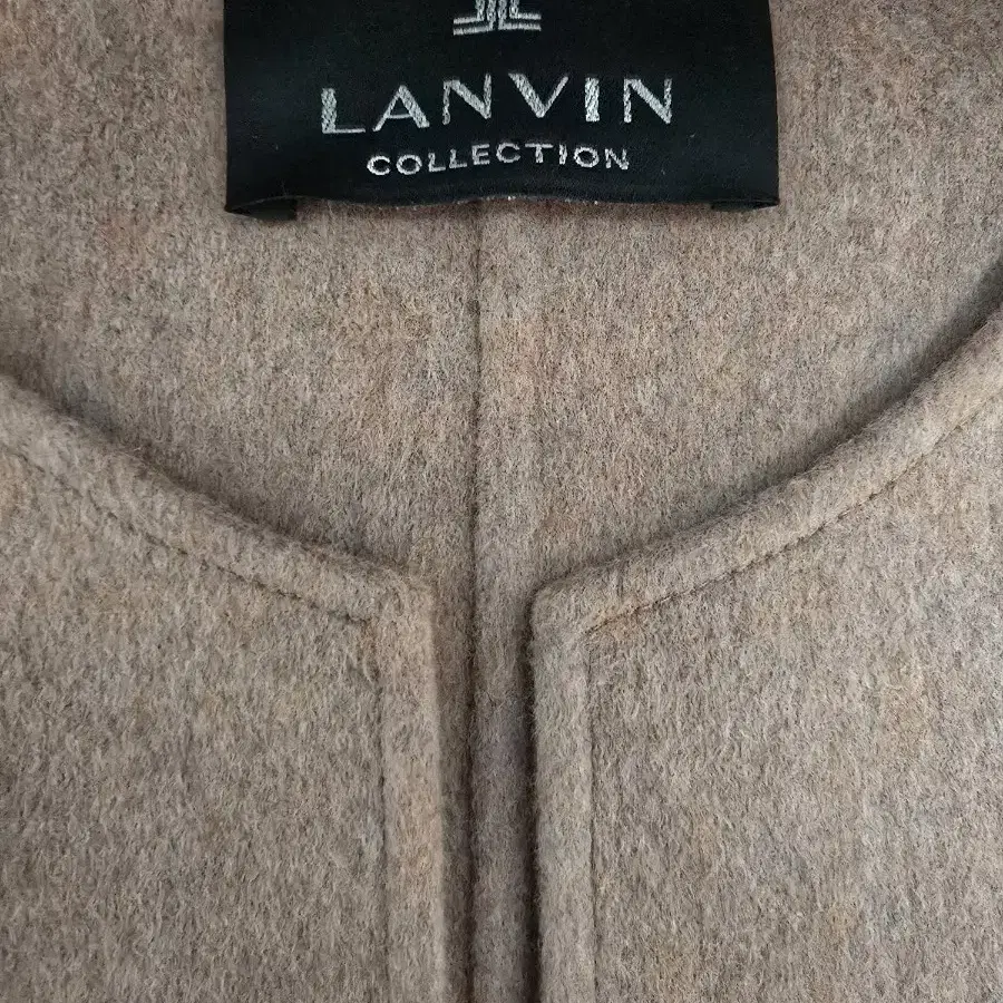 LANVIN 랑방 컬렉션 허리벨트 모 캐시미어 아우터