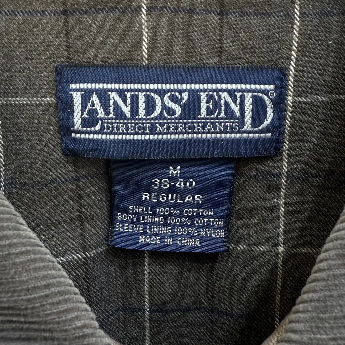 LANDS' END 브라운 자켓