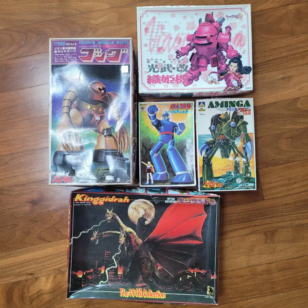 Classic plastic model King Ghidorah Gunpla Gargoyle Pickled No. 28 and many others