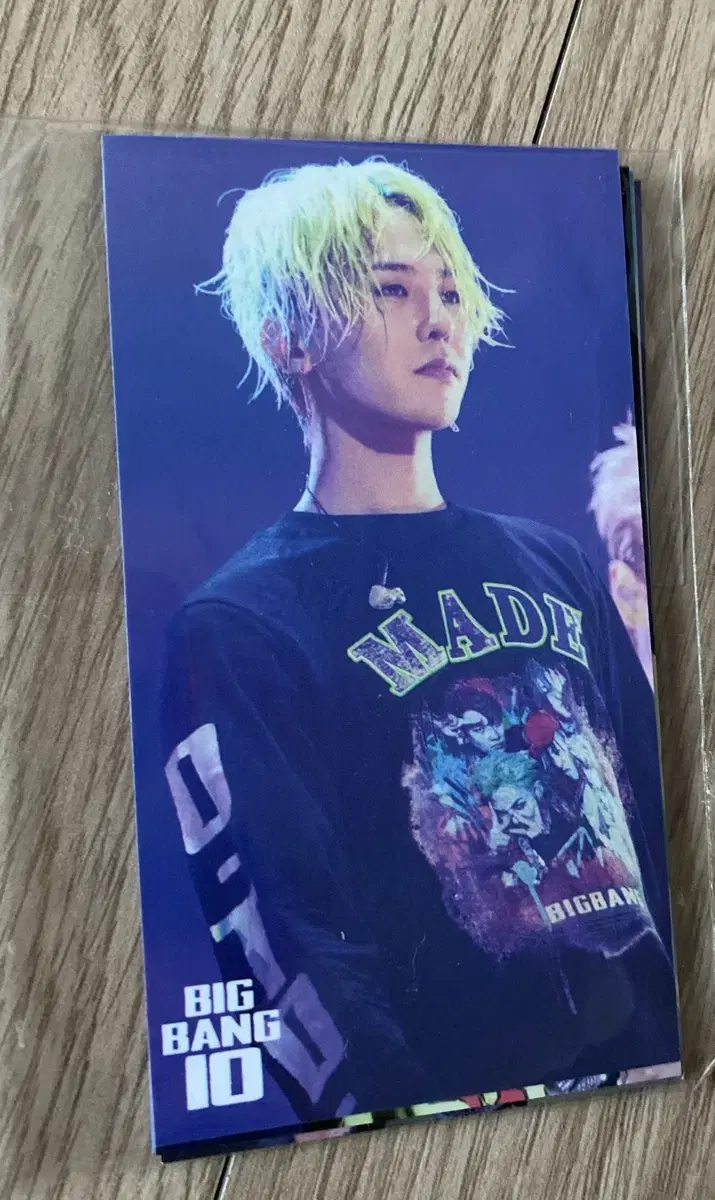Big Bang Official poca 10th Anniversary Concert photocard Kwon Ji-yong G-Dragon taeyang TOP Daesung