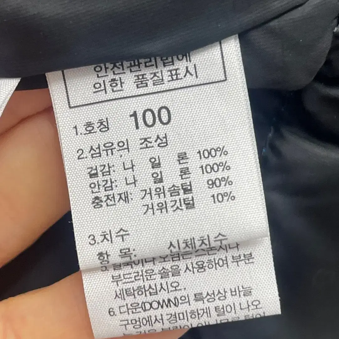 노스페이스 써밋시리즈 패딩 100