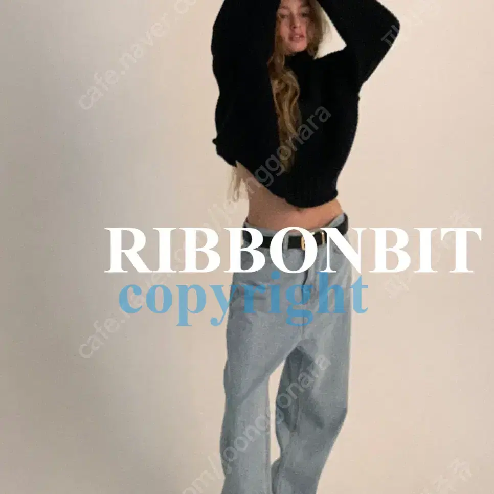 Ribbonbit  Tabi Zip up Knit네이비리본빛빗타비집업니트