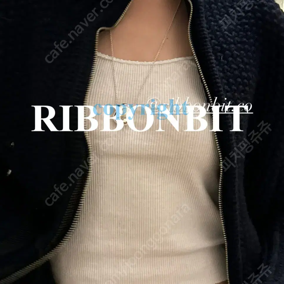 Ribbonbit  Tabi Zip up Knit가디건리본빛빗타비집업니트