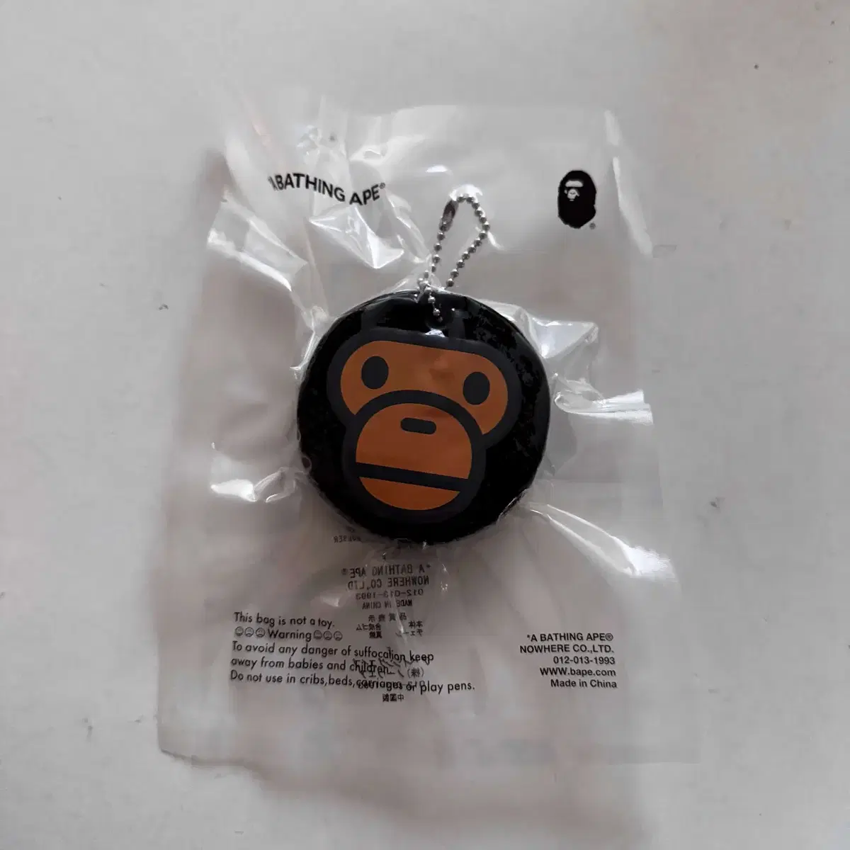 BAPE 베이프 MILO HEAD KEYCHAIN 마일로 헤드 키체인