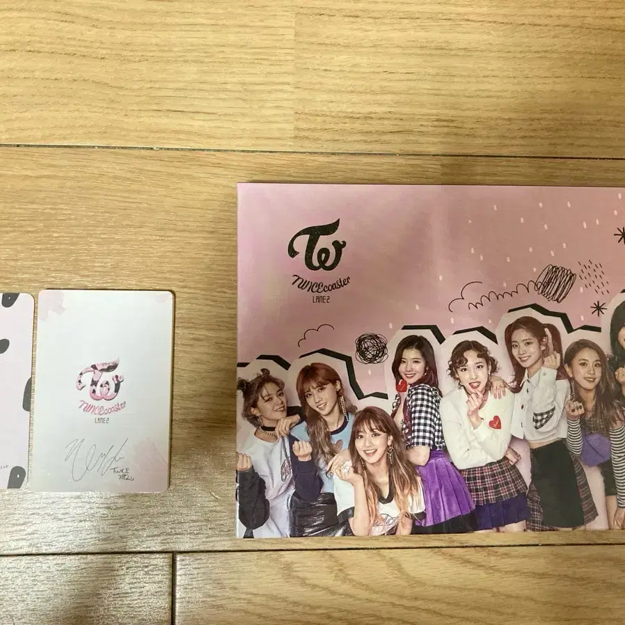 TWICE coaster LANE2 앨범 팔아요.