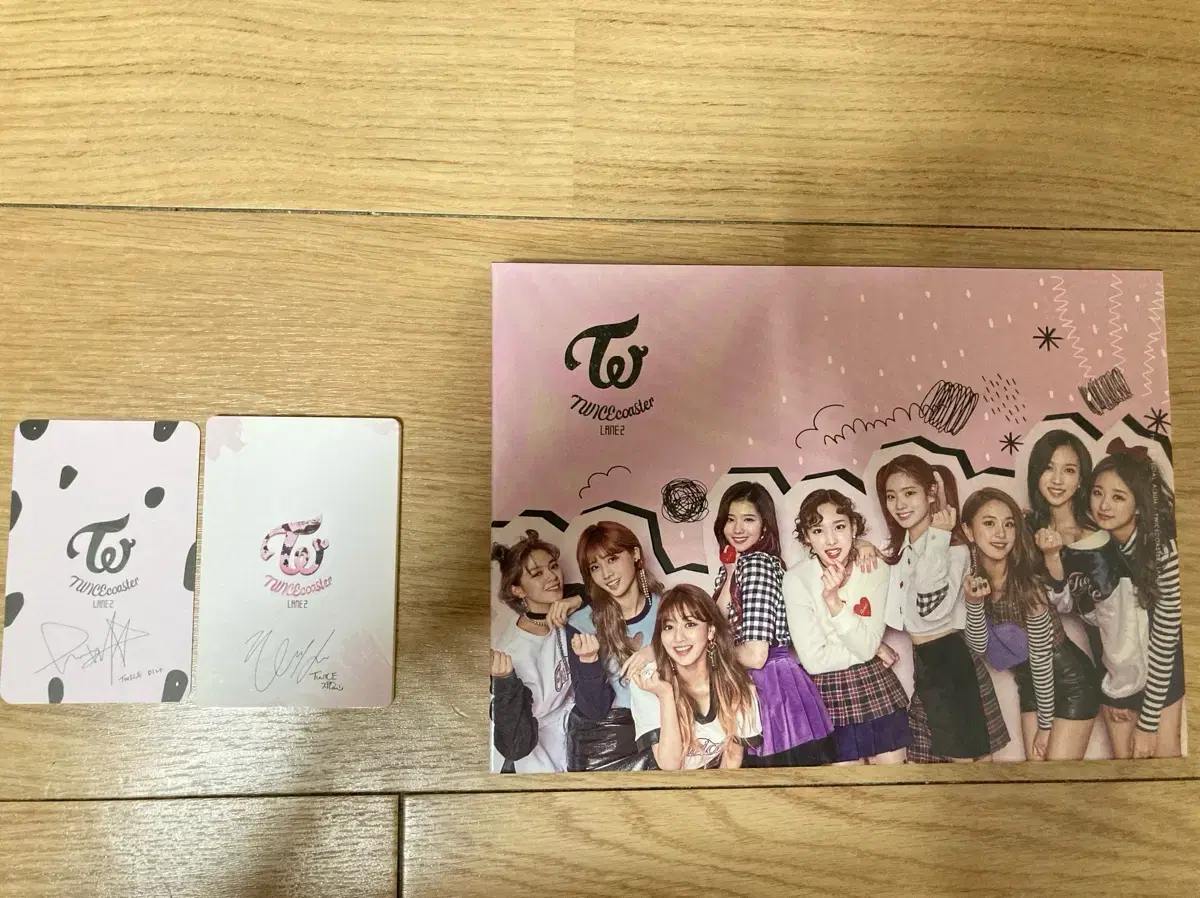 TWICE coaster LANE2 앨범 팔아요.