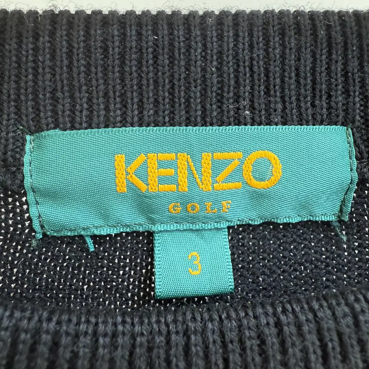 KENZO 블랙 니트 (Made in Japan)