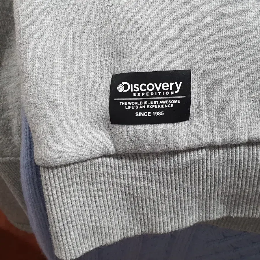 DISCOVERY 디스커버리 내부 융기모 후드티