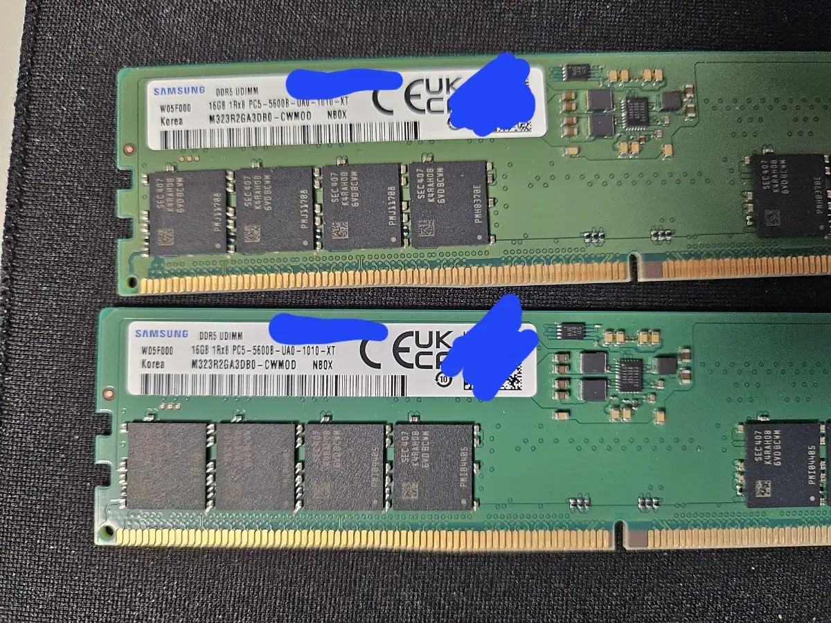 삼성 DDR5 램 16GB 2개