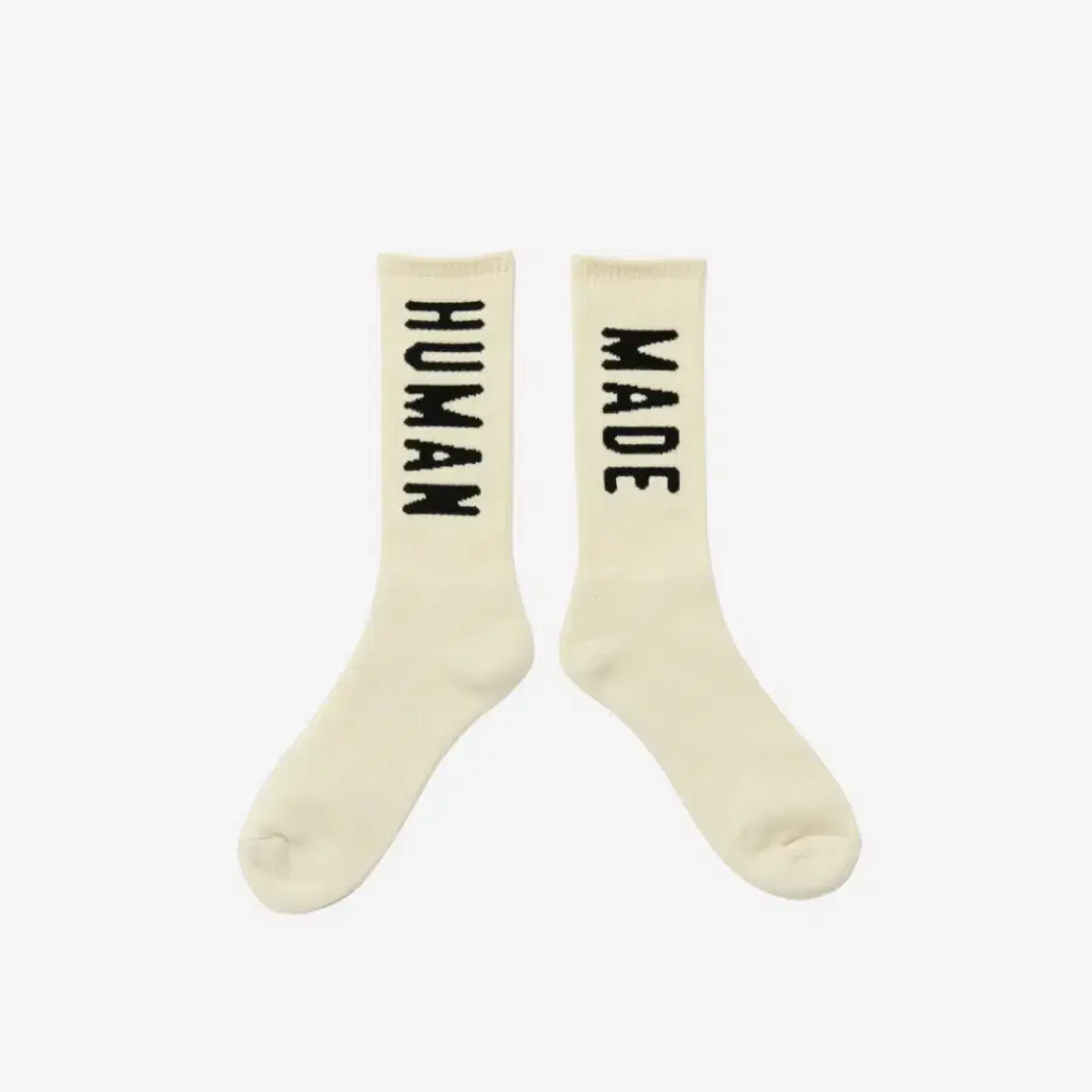 휴먼메이드 양말 HM Logo Socks White