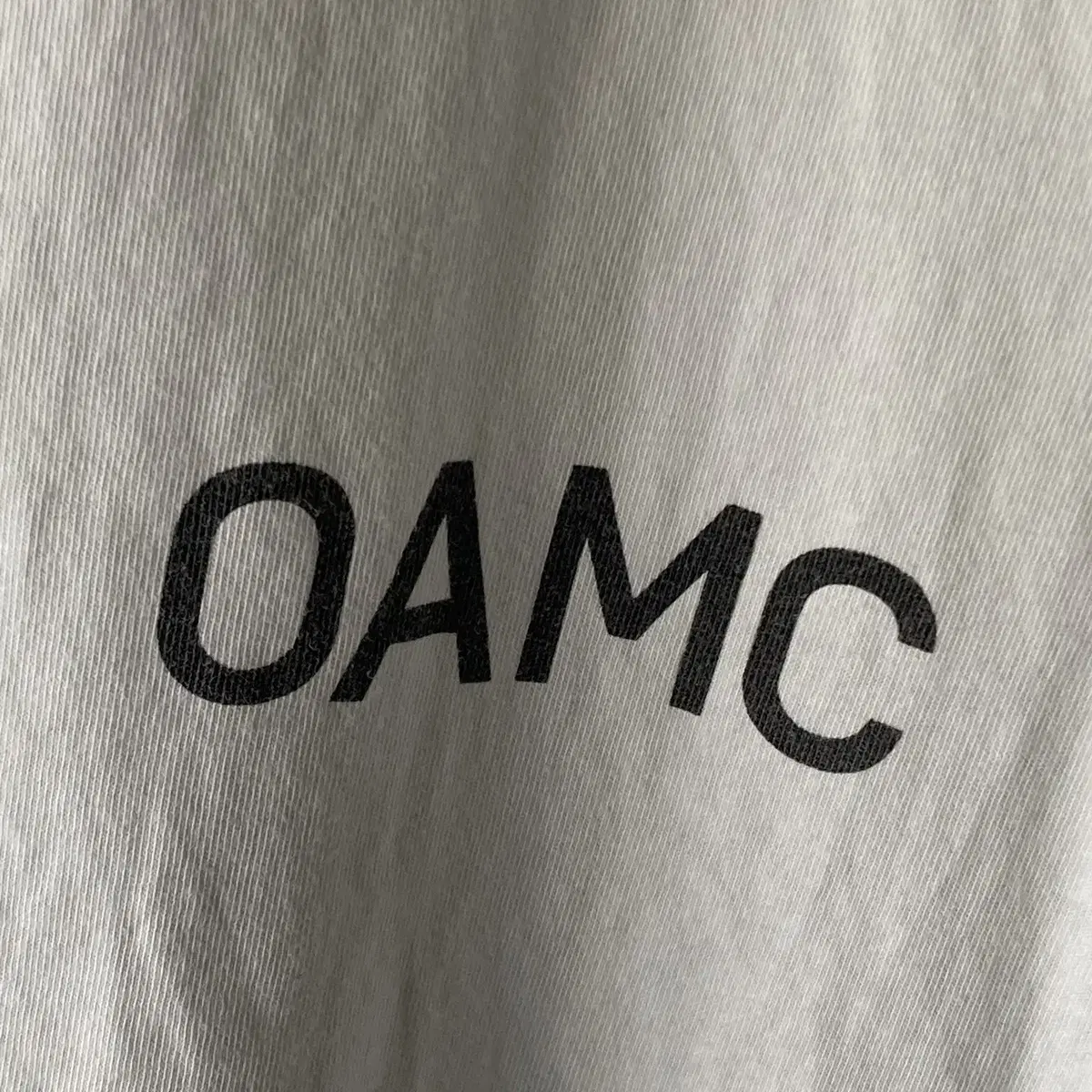 oamc 코튼 티셔츠