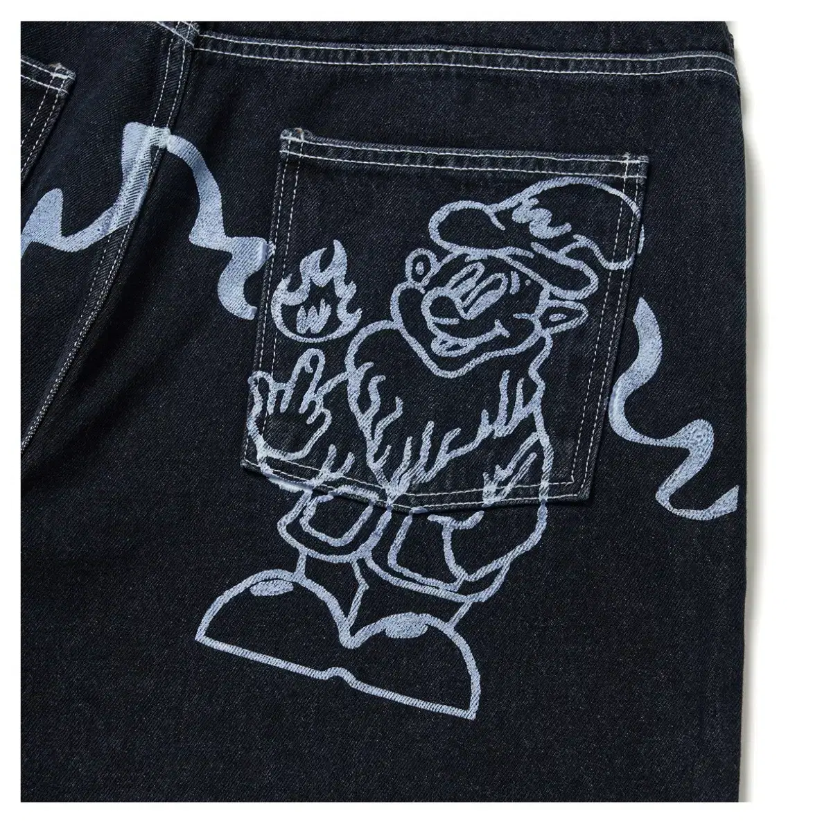 위캔더스 바지 WEEKENDERS DWARF DENIM PANTS