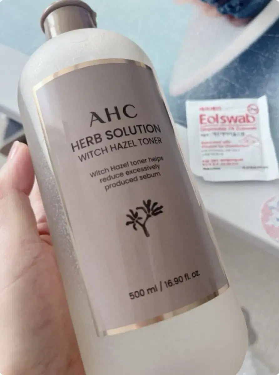 AHC 허브 솔루션 토너 500ml (새상품)