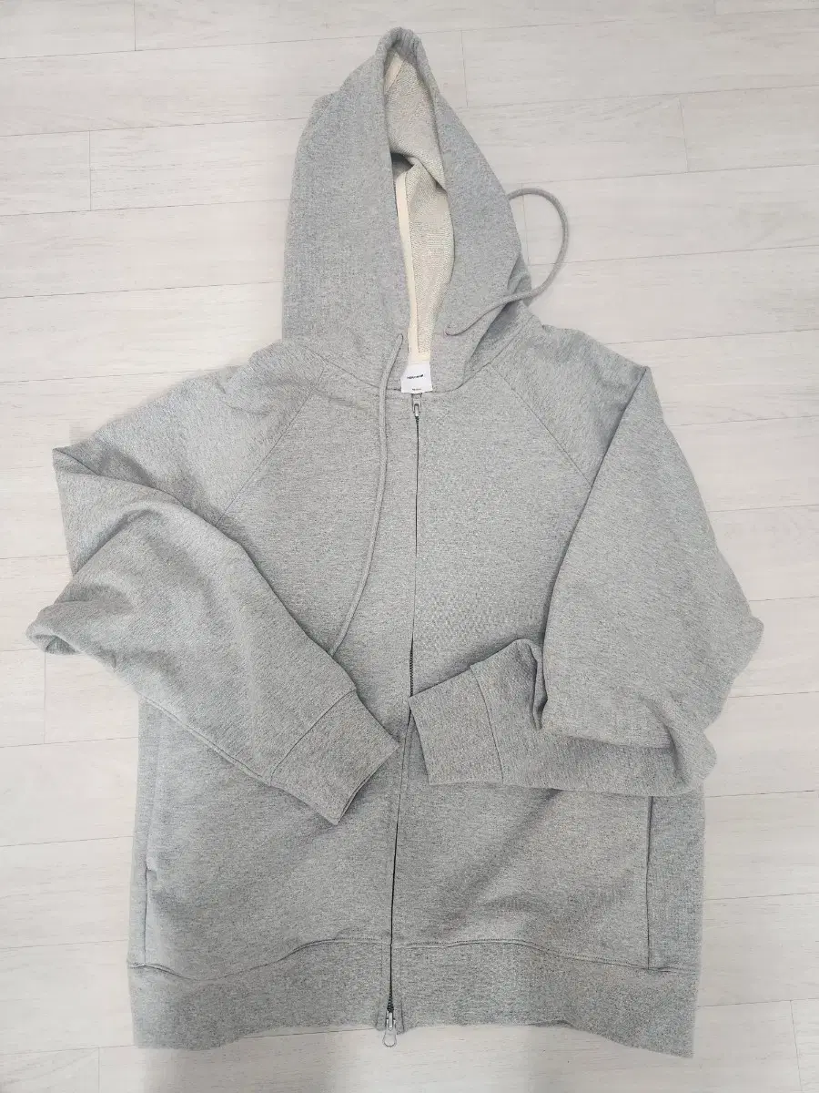 제로 Classic Raglan Hoodie Zip Up [Grey] M