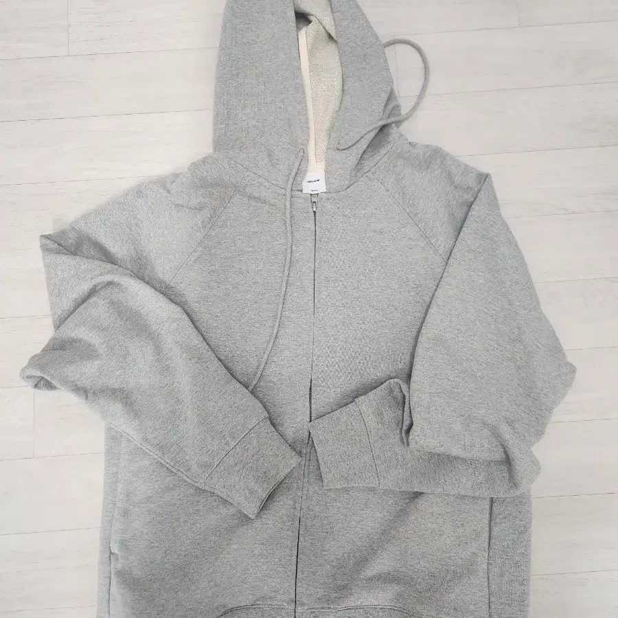 제로 Classic Raglan Hoodie Zip Up [Grey] M