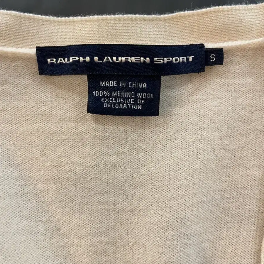 Ralph Lauren sports 울 가디건 S