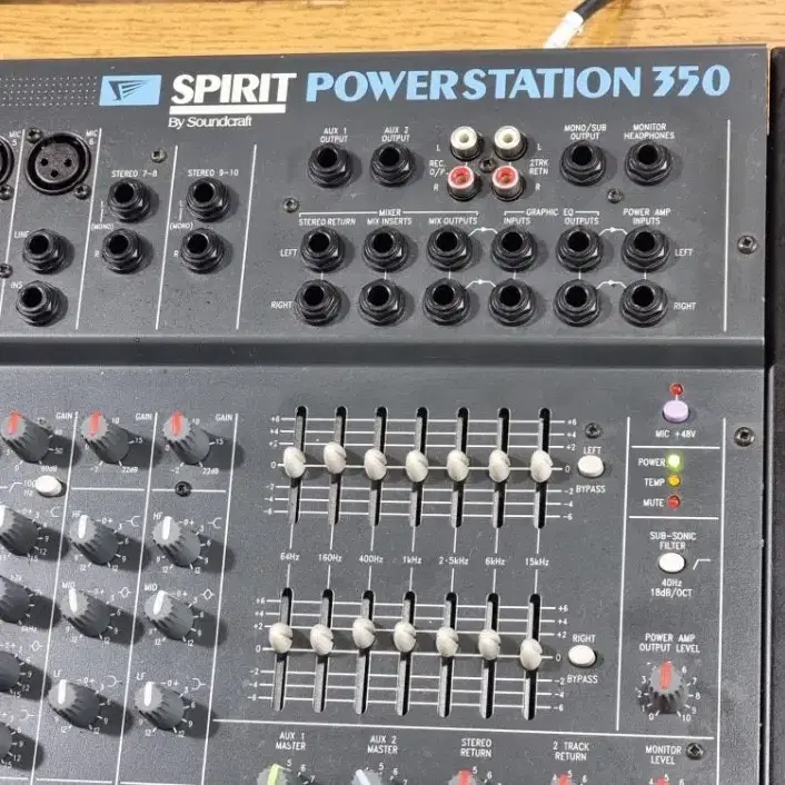 사운드크래프트 Spirit Powerstation 350 앰프내장믹서