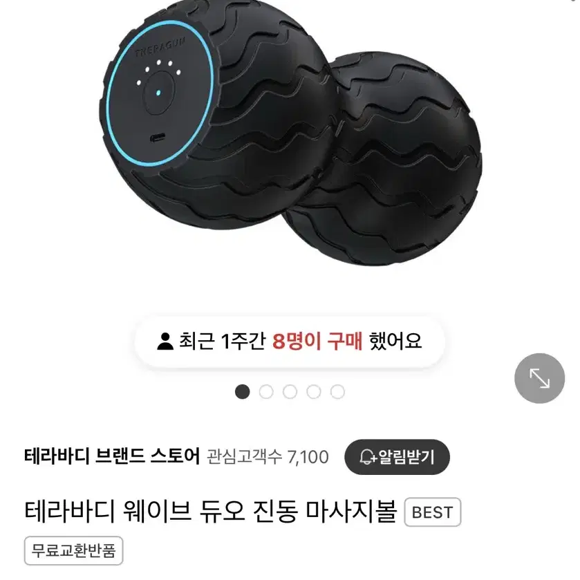 테라바디 웨이브 듀오 진동 마사지볼