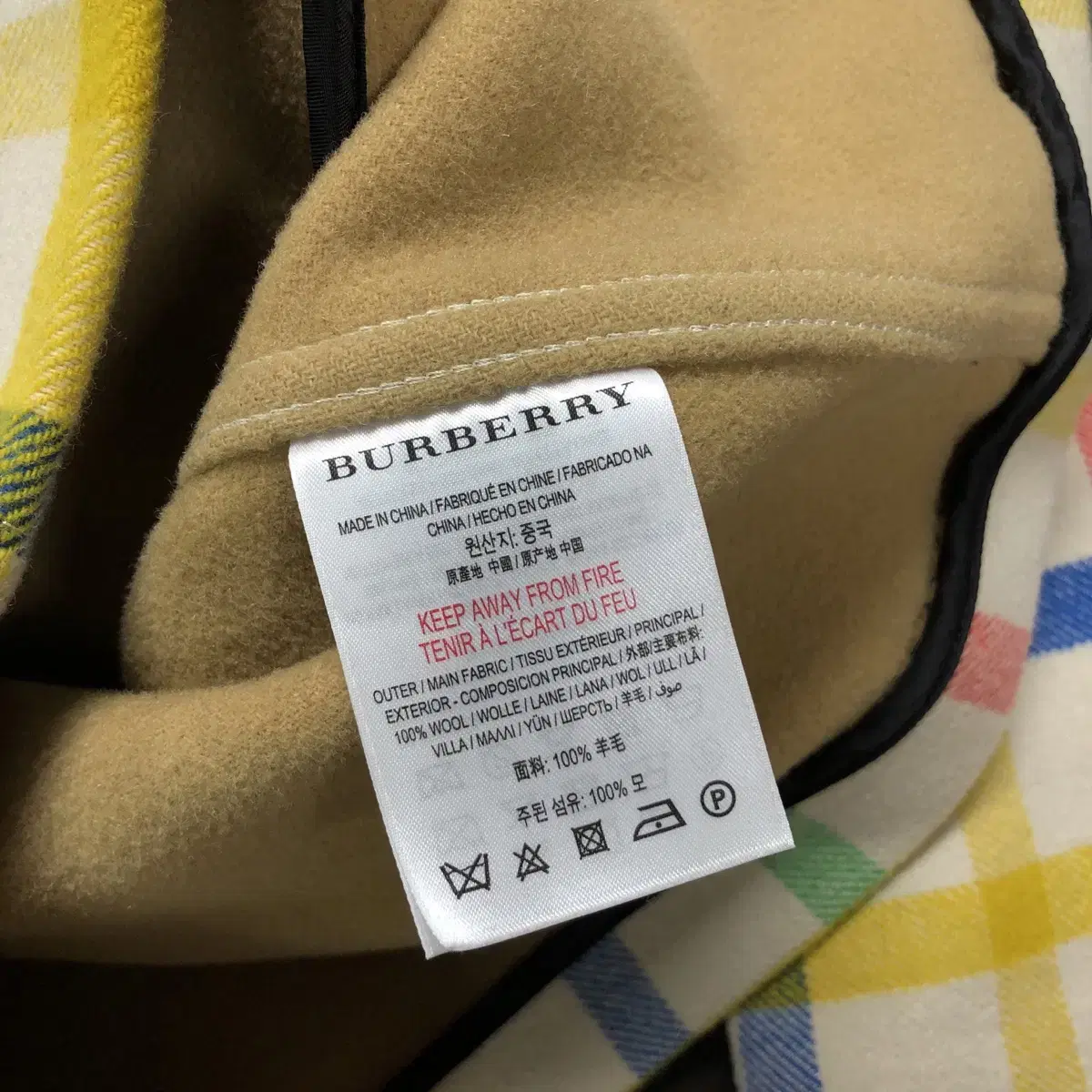 [ BURBERRY ] 버버리 칠드런 14Y 울 코트