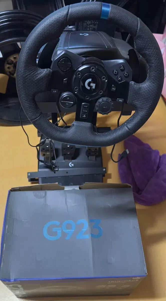 로지텍 G923 시뮬장비