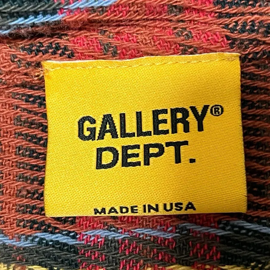 새상품 L) gallery dept 갤러리 디파트먼트 말리 플란넬 셔츠