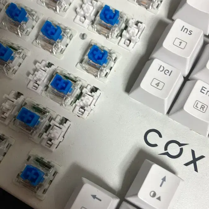 COX 화이트 청축 키보드