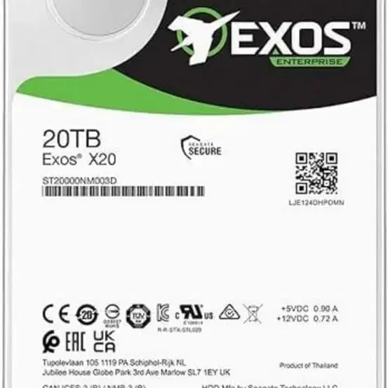 SEAGATE 20TB 새상품 SAS