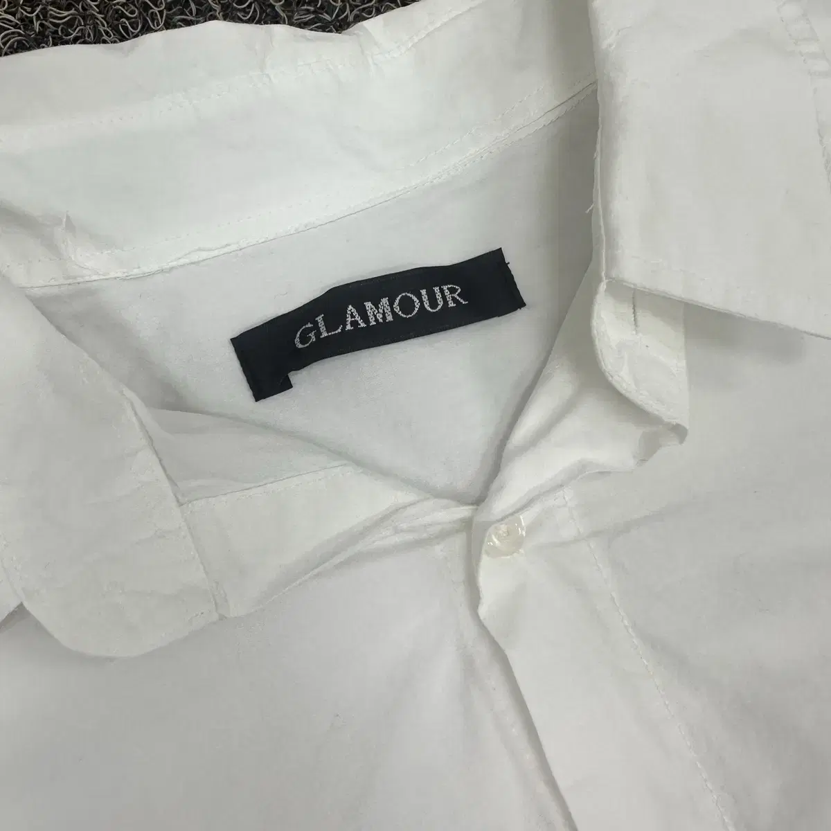 GLAMOUR 글래머 화이트 셔츠