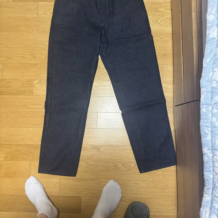 새상품)포터리 one washed tapered denim 4사이즈팔아요