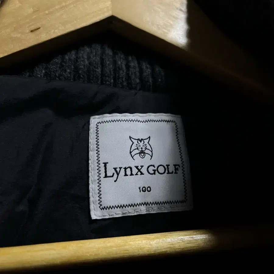 66 Lynx golf 덕다운 오리털 울 패딩조끼 정품